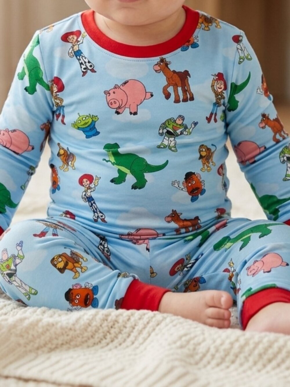 Adventure Pals Bamboo Pajamas 12M | Cowboy Western Baby Set